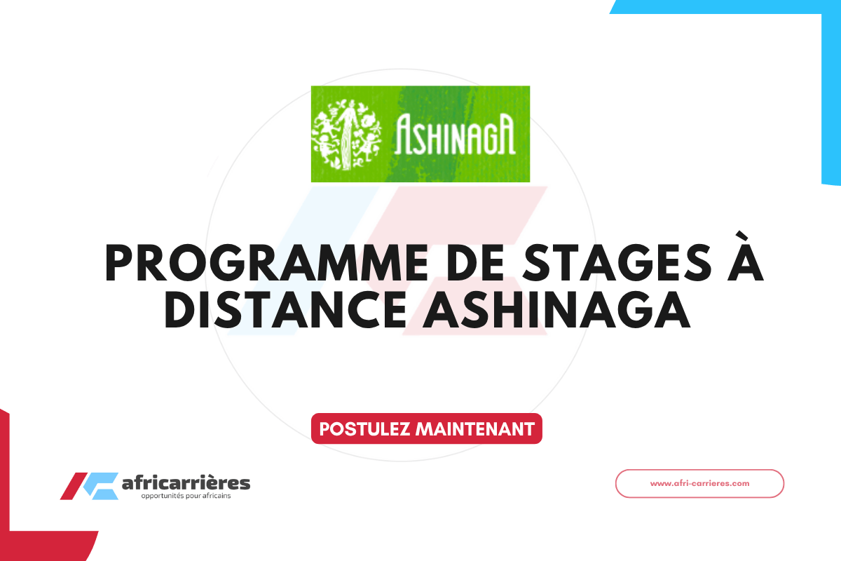 Programme de stages Ashinaga à distance 2025-2026