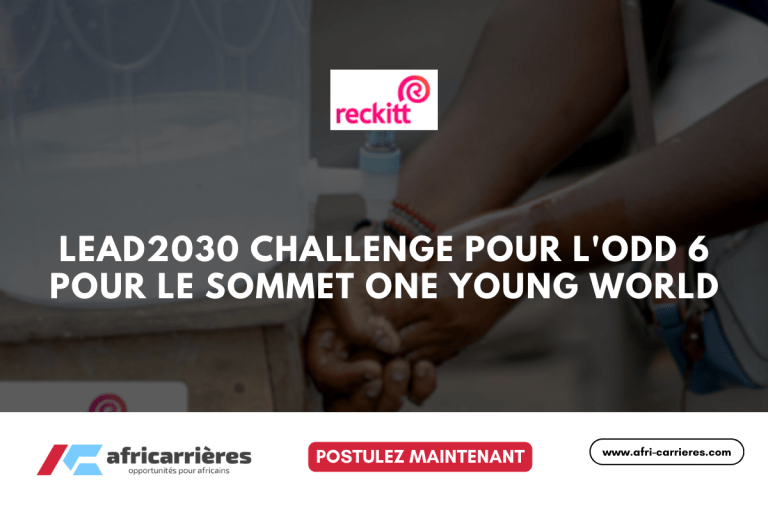 Lead2030 Challenge pour le Sommet One Young World 2025 en Allemagne