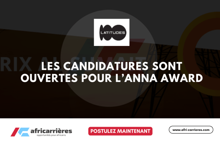 Les candidatures sont ouvertes pour l’ANNA Award 2025