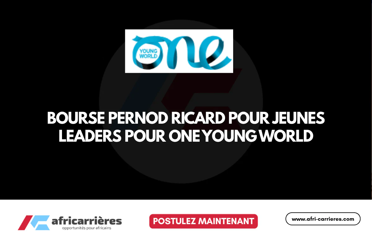 bourse Pernod Ricard pour jeunes leaders pour one young world 2026