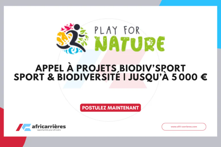 Appel à projets Biodiv’Sport 2026 Sport & Biodiversité Jusqu’à 5 000 €
