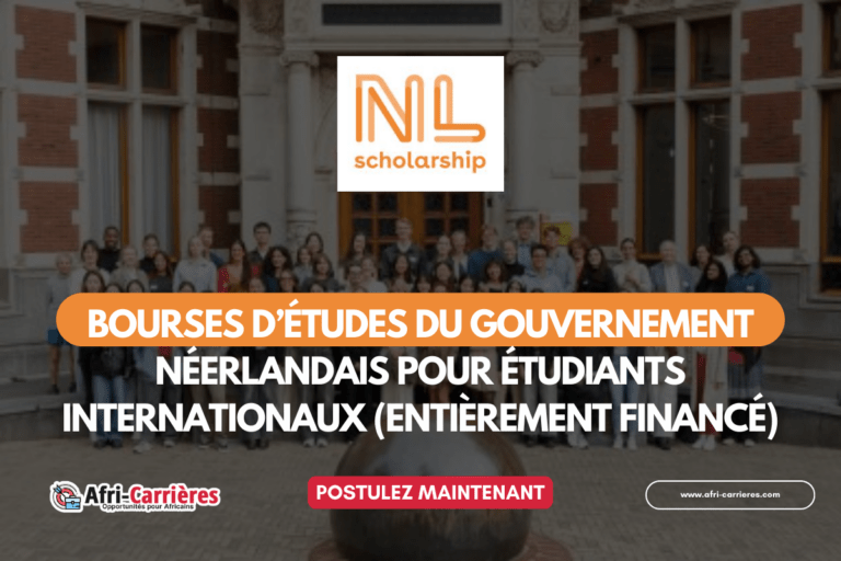 Bourses du gouvernement néerlandais 2025-2026 au Pays-Bas