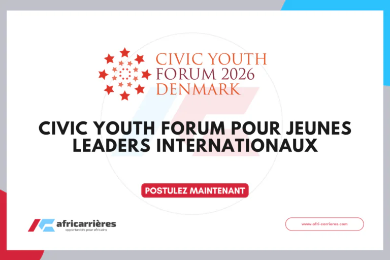 Civic Youth Forum 2026 à Copenhague pour jeunes leaders internationaux