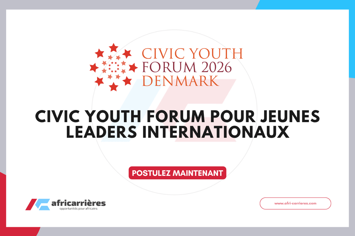 Civic Youth Forum 2026 à Copenhague pour jeunes leaders internationaux