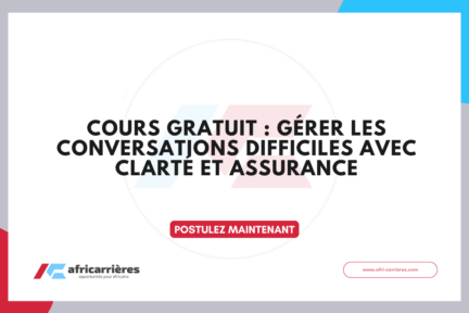 Cours gratuit Gérer les conversations difficiles avec clarté et assurance