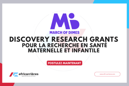 Discovery Research Grants 2026 200 000 $ pour la recherche en santé maternelle et infantile