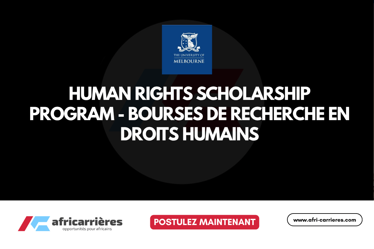 Human Rights Scholarship Program 2026 - Bourses de recherche en droits humains