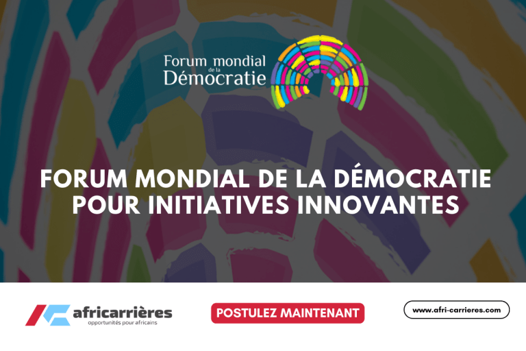 Forum mondial de la démocratie 2025 pour initiatives innovantes
