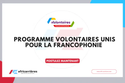 Volontaires Unis pour la Francophonie – 2e AMI 2026 France Volontaires