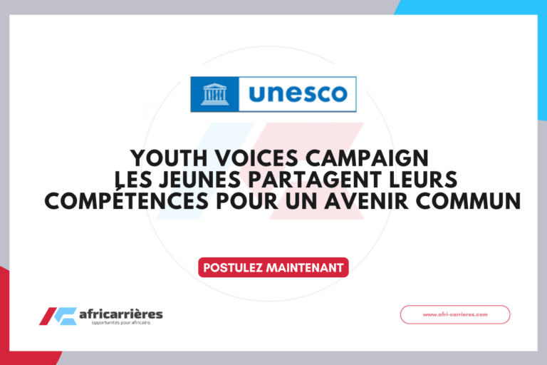 Youth Voices Campaign 2026 : Les jeunes partagent leurs compétences pour un avenir commun