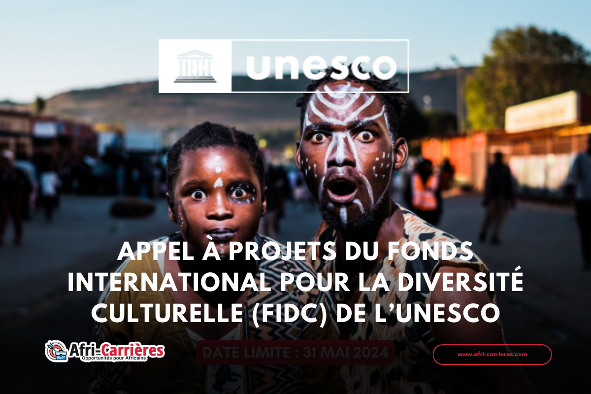 Appel à projets Fonds international pour la diversité culturelle (FIDC) de l’UNESCO
