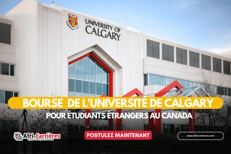 Bourse de l'Université de Calgary pour étudiants étrangers au Canada 2024