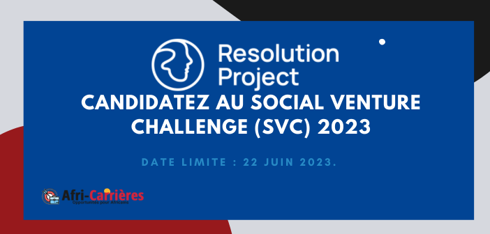 Candidatez au Social Venture Challenge (SVC) 2023