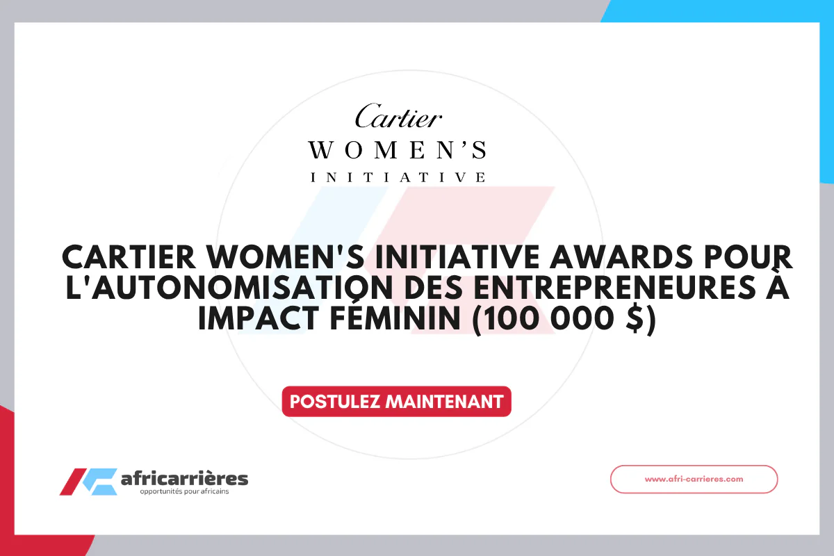 Cartier Women's Initiative Awards 2026 pour femmes entrepreneures