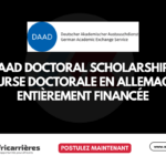 Bourse de Doctorat binational ou en cotutelle avec le DAAD 2027 en Allemagne 6 Bourse de Doctorat binational ou en cotutelle avec le DAAD 2027 en Allemagne