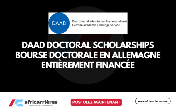 DAAD Doctoral Scholarships 2027 en Allemagne