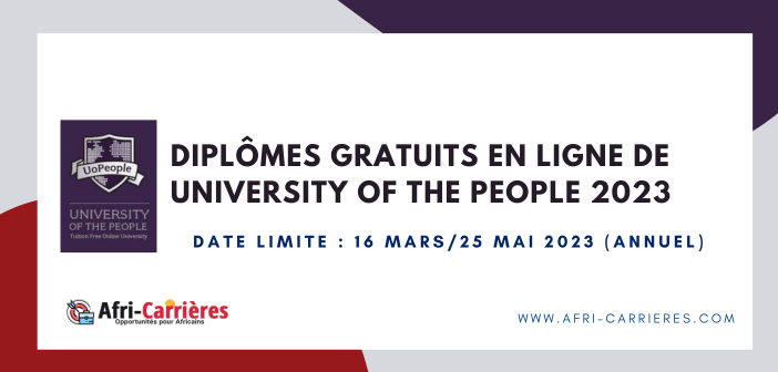 Diplômes gratuits en ligne de University of the People 2023 6 Diplômes gratuits en ligne de University of the People 2023