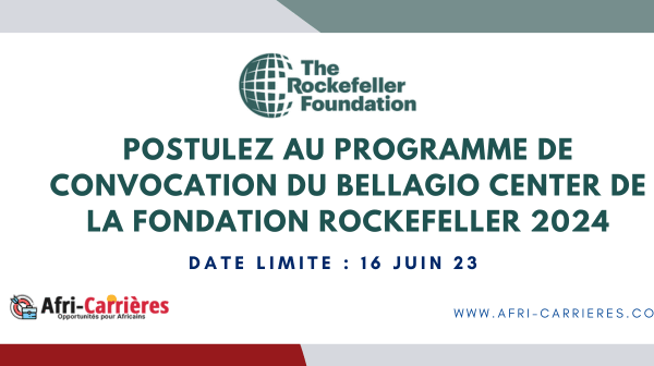 Postulez au programme de convocation du Bellagio Center de la Fondation Rockefeller 2024 1