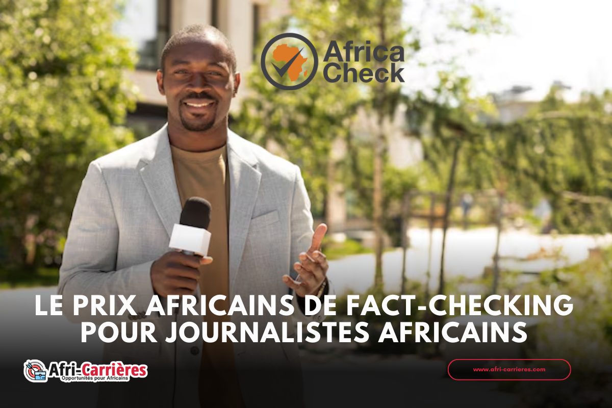 Prix Africains de fact-checking pour journalistes africains