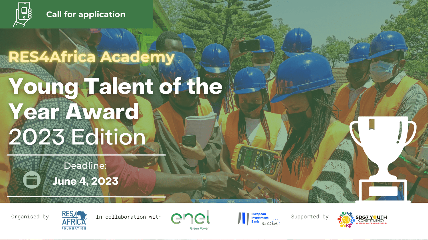 Prix ​​​​du jeune talent de l'Académie RES4Africa - Édition 2023 (jusqu'à 5 000 € chacun)