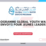 Programme mondial des Jeunes Envoyés pour l’eau 2026