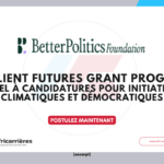 Programme de subventions Resilient Futures Call 2026 pour pour initiatives climatiques et démocratiques