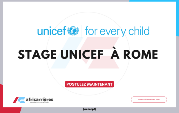 Stage UNICEF à Rome 2026-2027 – Emergency Preparedness Platform (EPP 3.0)