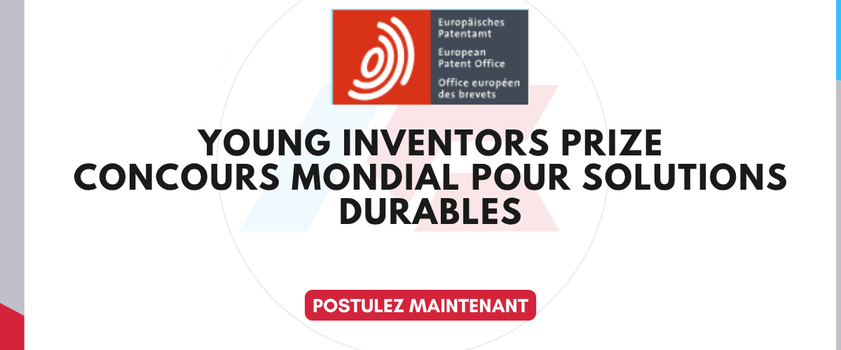 Young Inventors Prize 2027 pour des solutions durables
