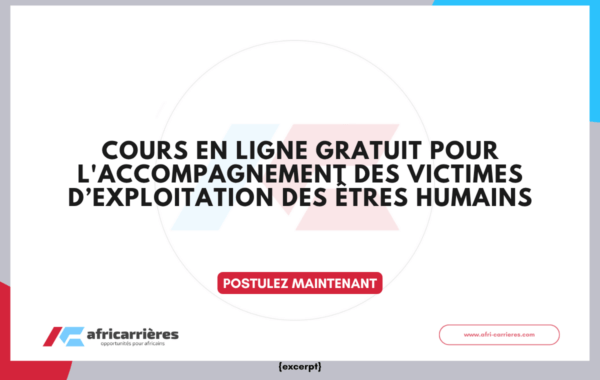 formation en ligne Traite des êtres humains