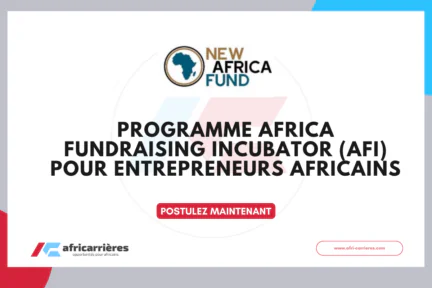 programme Africa Fundraising Incubator (AFI) 2026 pour entrepreneurs africains