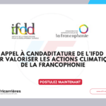 Appel à propositions pour des side-events au Pavillon de la Francophonie pendant la CdP31