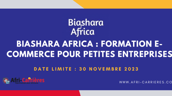 Biashara Africa formation E Commerce pour petites entreprises 1