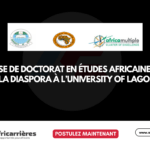Bourse de doctorat en études africaines et de la diaspora à l’University of Lagos