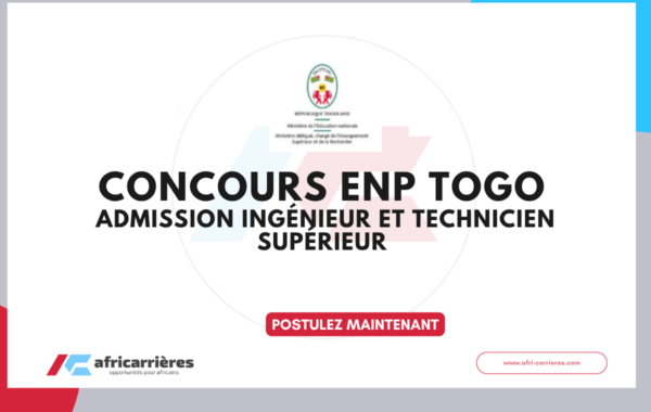 Concours ENP Togo 2026 – Admission Ingénieur et Technicien supérieur