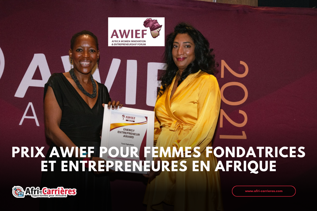 Prix ​​AWIEF pour femmes fondatrices et entrepreneures en Afrique
