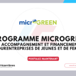 Programme MicroGREEN 2026 accompagnement et financement pour 1 000 entreprises de jeunes et de femmes