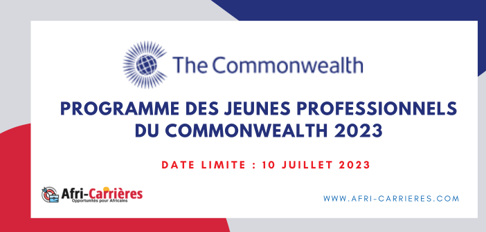 Programme des jeunes professionnels du Commonwealth 2023