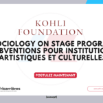 Sociology on Stage Program 2026 | Subventions pour institutions artistiques et culturelles 2 Sociology on Stage Program 2026 | Subventions pour institutions artistiques et culturelles