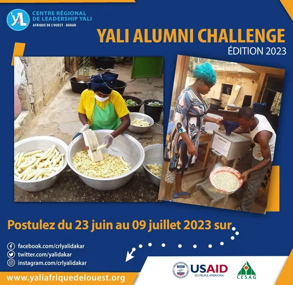 Soumettez votre candidature YALI ALUMNI CHALLENGE 2023