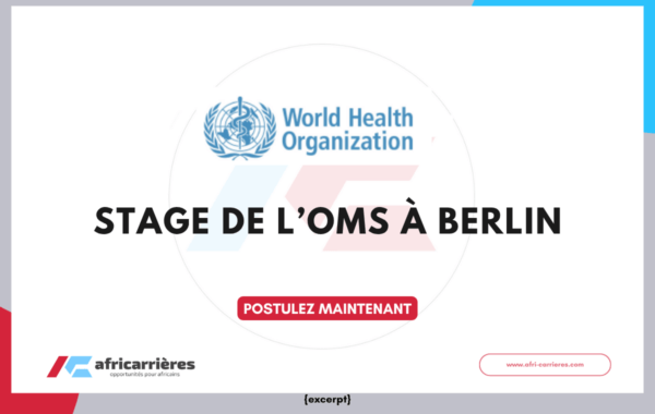 Stage Business Operations et technologies de l'OMS à Berlin 2026