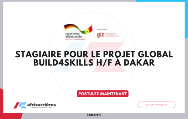 Stage GIZ Build4Skills 2026