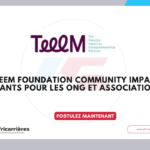 TEEEM Foundation Community Impact Grants 2026 : jusqu’à 30 000 $ pour les ONG et associations