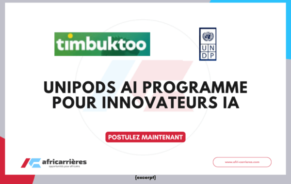 UniPods AI Programme pour innovateurs IA 2026
