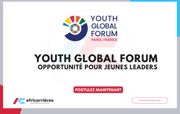 Youth Global Forum 2027 à Paris 2027 Opportunité financée pour jeunes leaders