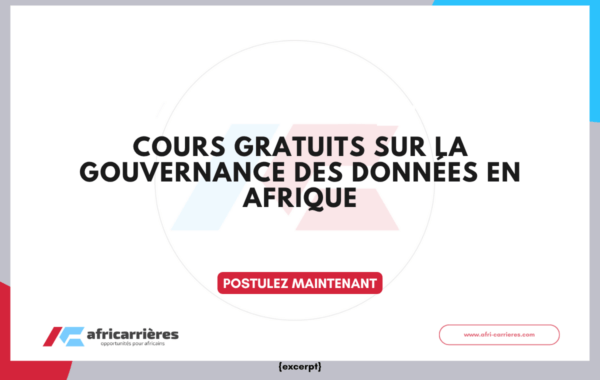 cours gratuit sur le Data Governance in Africa ou la gouvernance des données en Afrique.