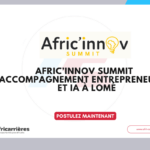 Afric’innov Summit 2026 : accompagnement entrepreneurial et IA à Lomé