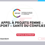 Appel à projets « Femme - Sport -Santé » 2026 du CONFEJES 4 Appel à projets « Femme – Sport -Santé » 2026 du CONFEJES