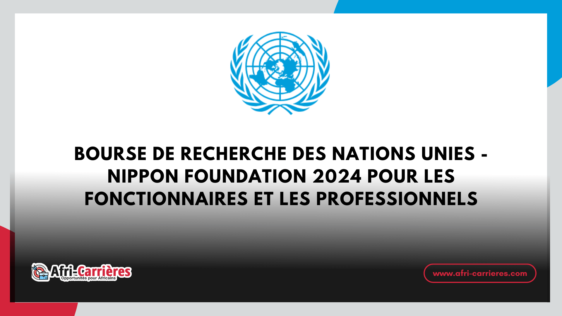 Bourse de recherche des Nations Unies