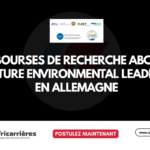 Bourses de recherche ABCD Future Environmental Leaders 2027 en Allemagne