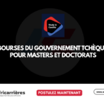 Bourses du gouvernement tchèque 2027-2028 pour Masters et Doctorats